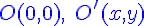 4$\displaystyle\blue O(0,0),\;O^'(x,y)